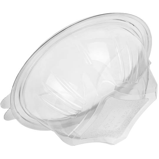 Amanides de plàstic reciclable transparent amb tapa 750mL, 100 unitats