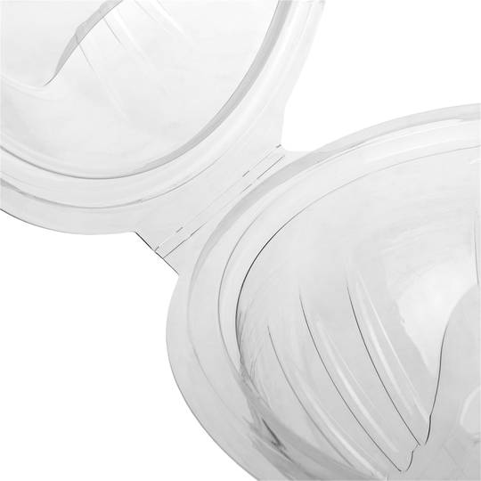 Amanides de plàstic reciclable transparent amb tapa 750mL, 100 unitats