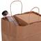 Bottiglie di plastica PET riciclabili, quadrate e trasparenti 400mL, 7 pz.