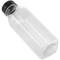 Bottiglie di plastica PET riciclabili, quadrate e trasparenti 400mL, 7 pz.