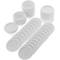 Biodegradable bagasse mini terrine with lid 60mL, 50 pcs.
