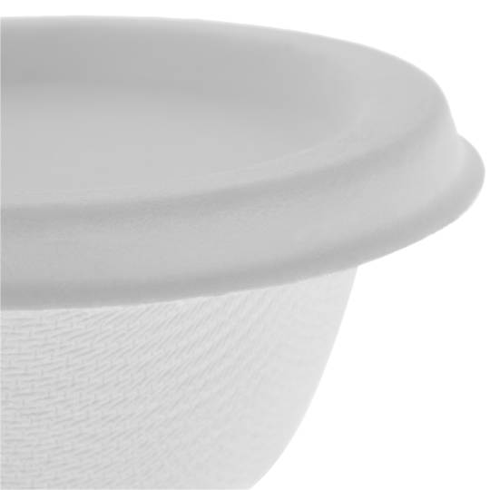Biodegradable bagasse mini terrine with lid 60mL, 50 pcs.