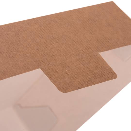 Hamburger doosjes van biologisch afbreekbaar nano-micro karton (XL), 50 stuks.