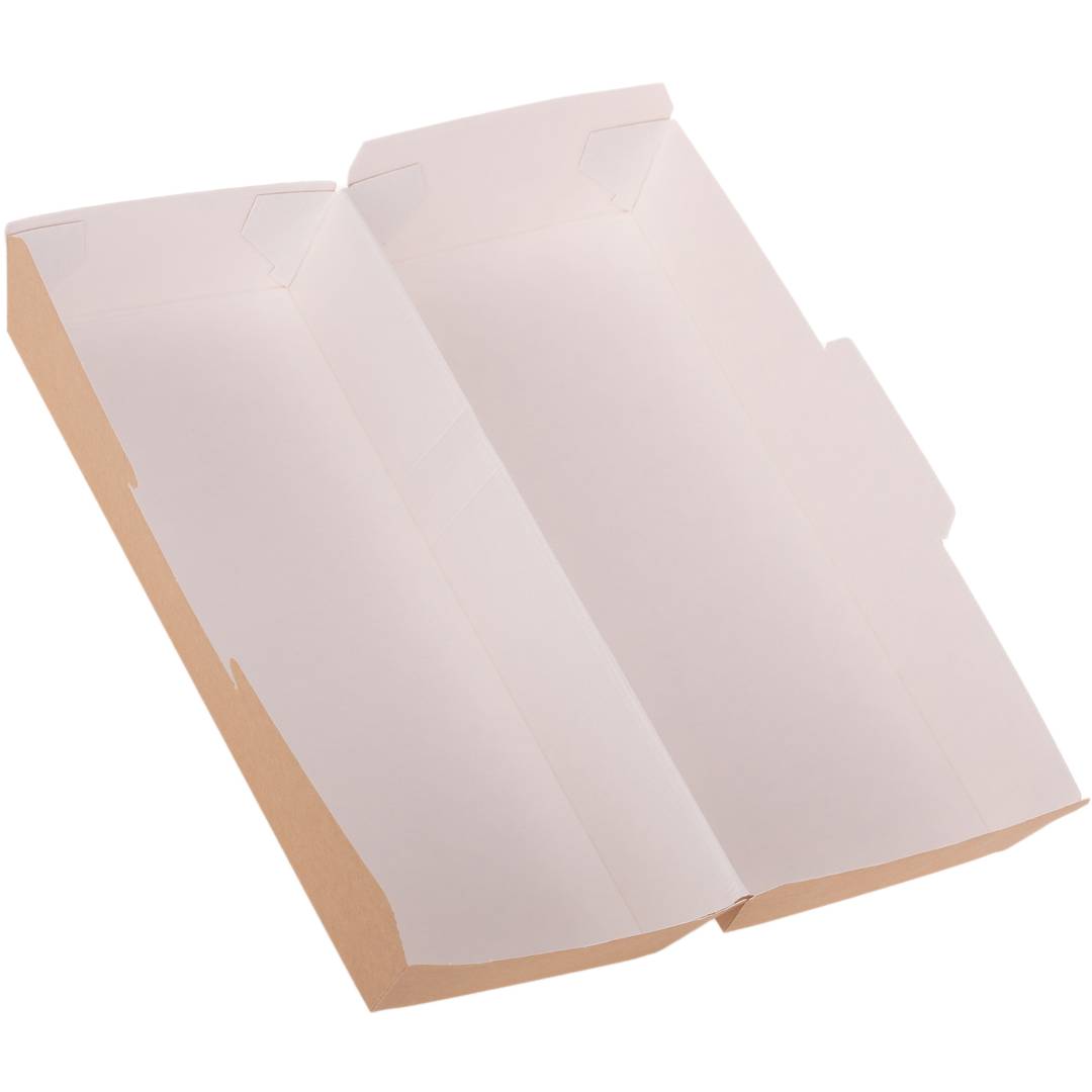 Panini doosjes van nano-micro biologisch afbreekbaar karton, 50 stuks.