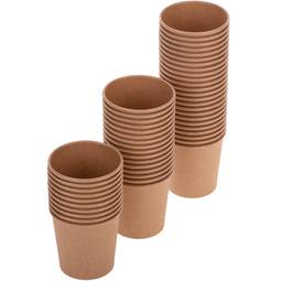 Bicchiere in cartone biodegradabile per bevande calde 120 ml, 50 unità