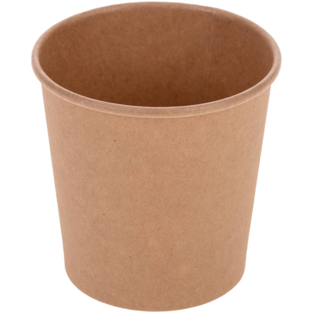 Biodegradowalny kubek kartonowy do gorących napojów 120 ml, 50 szt