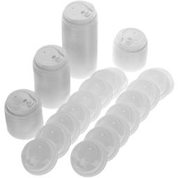 Wysokie hermetyczne pokrywki do szklanek 120ml 100szt