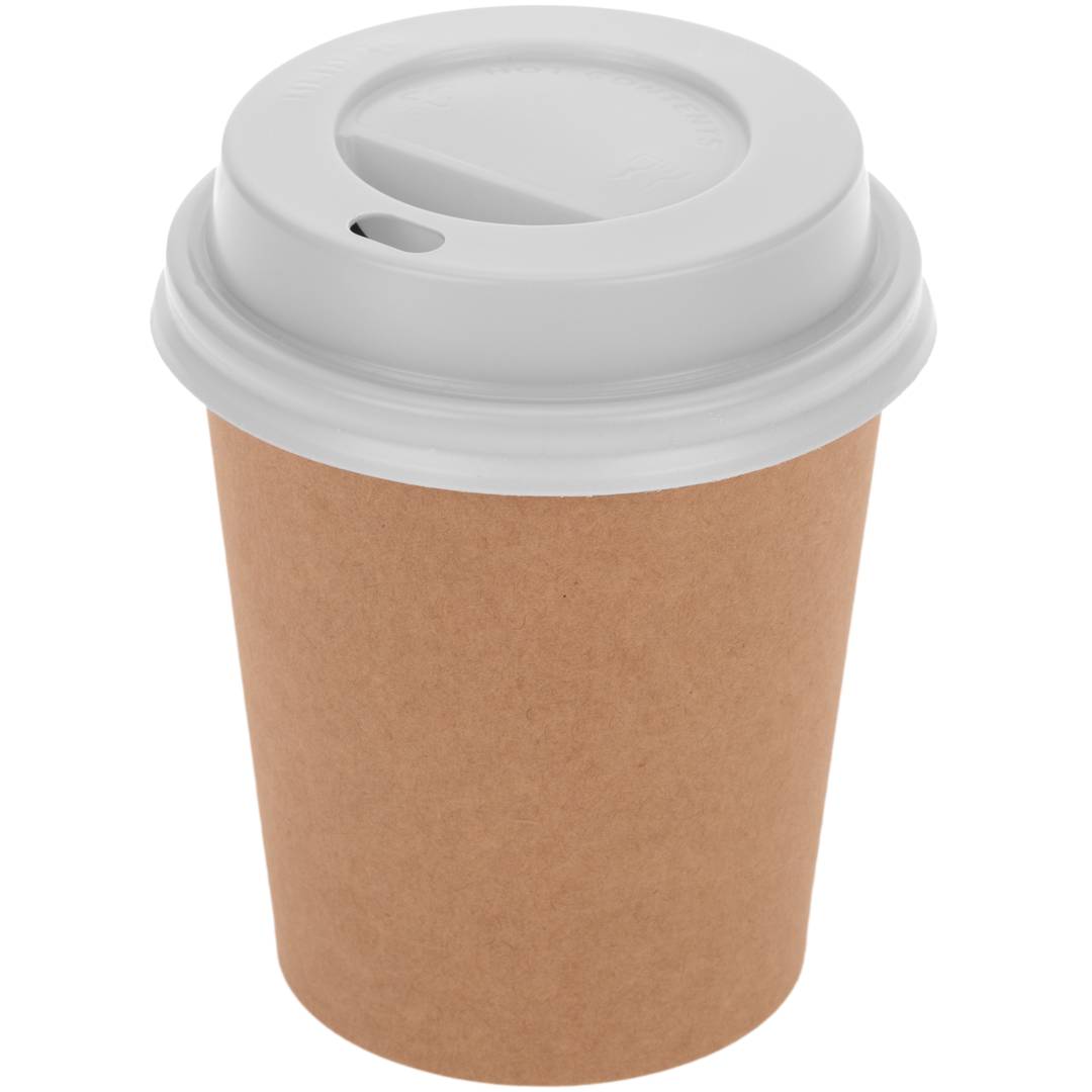 Coperchi ermetici alti per bicchieri da 180 ml 100 unità