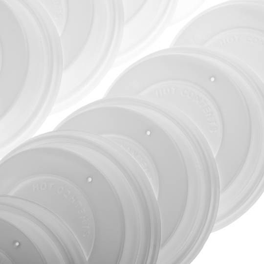 Coperchi ermetici alti per bicchieri da 180 ml 100 unità