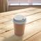 Biodegradable cardboard cup for hot drinks 240 ml, 50 units