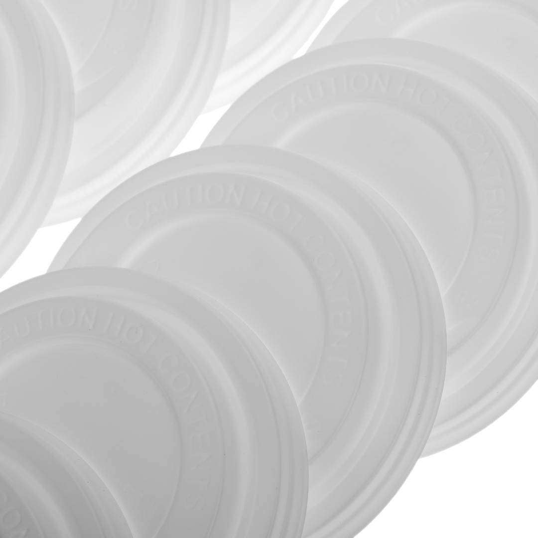 Hoge hermetische deksels voor glazen van 240 ml 100 stuks