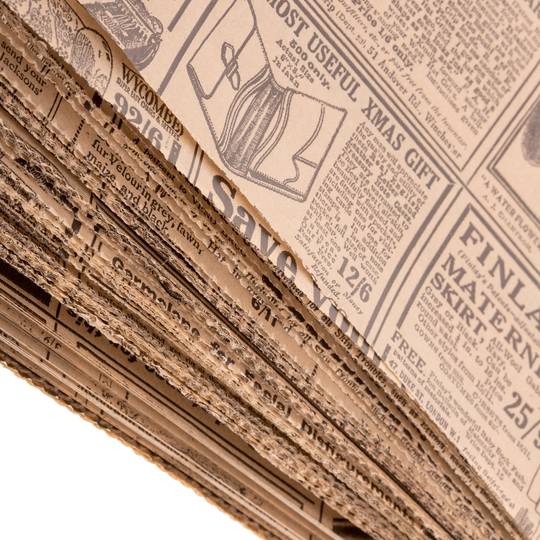 Packung mit 1000 naturbraunen Fast-Food-Pergamentpapiereinheiten 28 x 34 cm