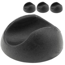 Protetor de borracha para pés e pernas Hairpin para mesa 4-pack preto
