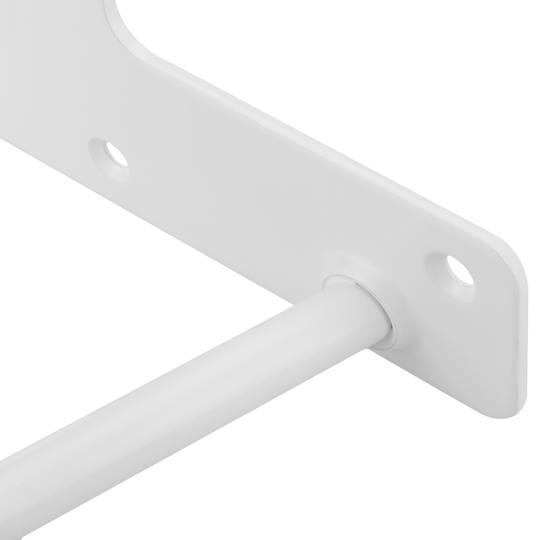 Tischbeine für Schreibtische Schränke Möbel aus Stahl 2 Stangen 15 cm weiss 4-Pack