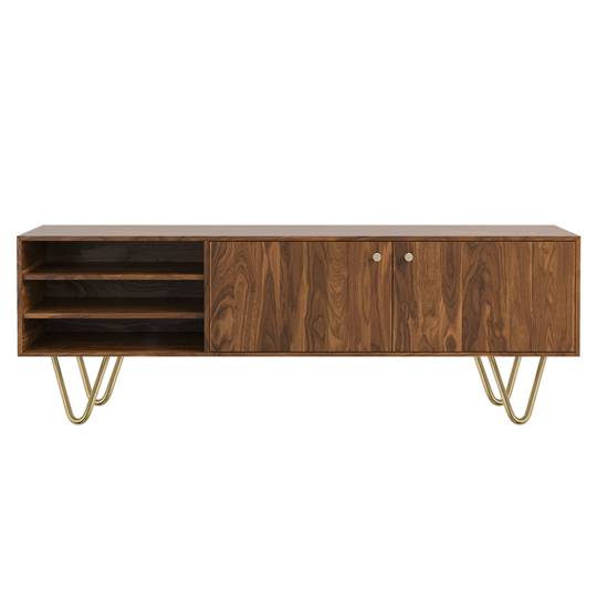Patas de mesa para armários e móveis de aço 2 hastes 15 cm cobre 4-pack