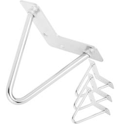 Table legs for desks cabinets furniture made of chrome plated 2 rods 15 cm 4-pack