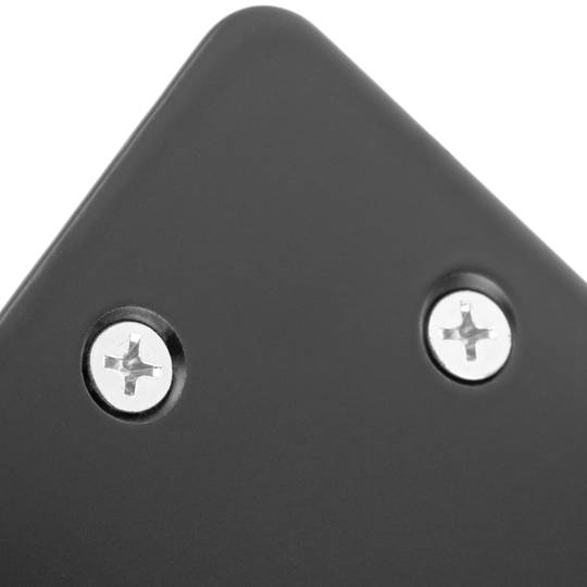 Nogi stołu i mebli Nogi stalowe 2 pręty 20 cm czarny 4-pak