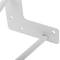 Gambe Piedini da tavolo per mobili e scrivania in acciaio 2 bacchette 30 cm bianco 4-pack