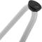 Gambe Piedini da tavolo per mobili e scrivania in acciaio 2 bacchette 30 cm bianco 4-pack
