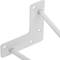 Gambe Piedini da tavolo per mobili e scrivania in acciaio 2 bacchette 30 cm bianco 4-pack
