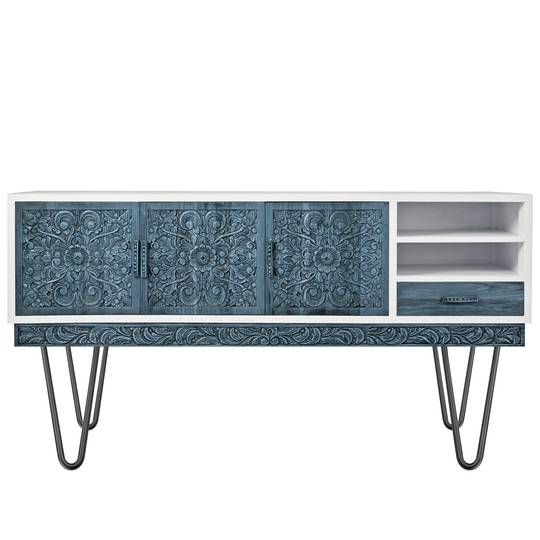 Nogi stołu i mebli Nogi stalowe 2 pręty 30 cm czarny 4-pak