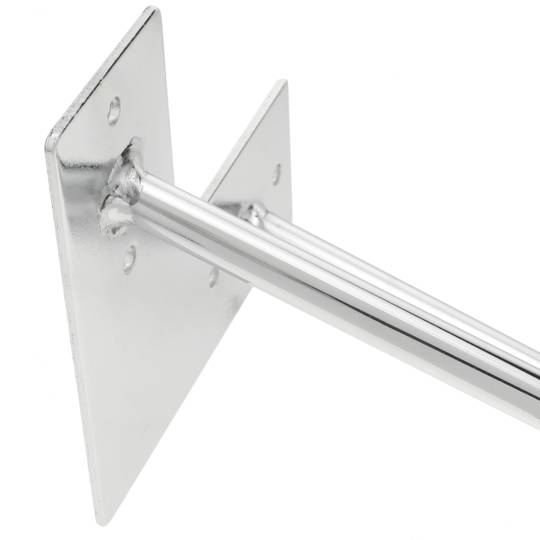 Table legs for desks cabinets furniture made of chrome plated 2 rods 30 cm 4-pack