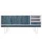 Table legs for desks cabinets furniture made of chrome plated 2 rods 30 cm 4-pack