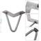 Legs for table and furniture vintage style Steel legs 2 poles 15 cm 4-pack