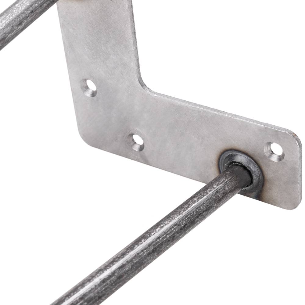 Legs for table and furniture vintage style Steel legs 2 poles 15 cm 4-pack