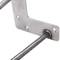 Legs for table and furniture vintage style Steel legs 2 poles 15 cm 4-pack