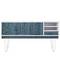 Pieds de table pour meubles et bureau en acier 2 tiges 41 cm blanc 4-pack