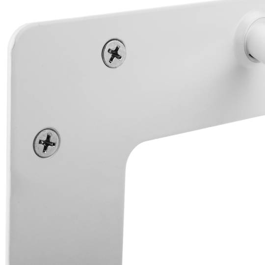 Pieds de table pour meubles et bureau en acier 2 tiges 41 cm blanc 4-pack