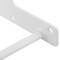 Pieds de table pour meubles et bureau en acier 2 tiges 41 cm blanc 4-pack