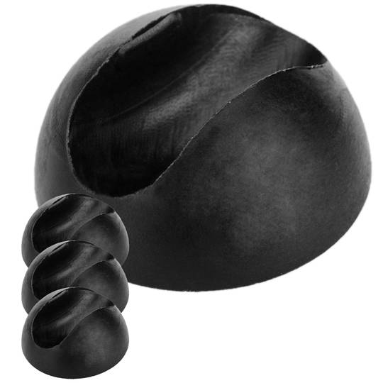 Pies para mesa y mueble Patas en acero 2 varillas 41 cm negro 4-pack