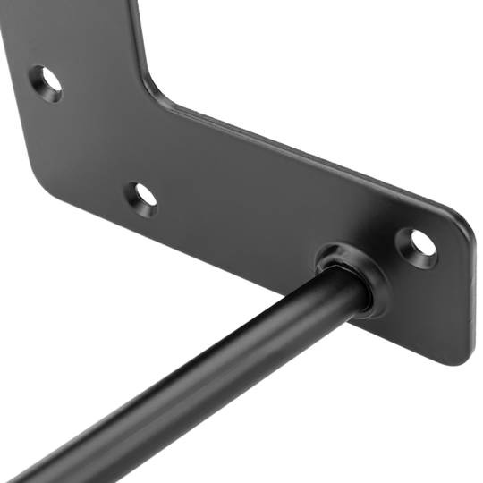 Pies para mesa y mueble Patas en acero 2 varillas 41 cm negro 4-pack