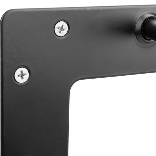 Pies para mesa y mueble Patas en acero 2 varillas 41 cm negro 4-pack