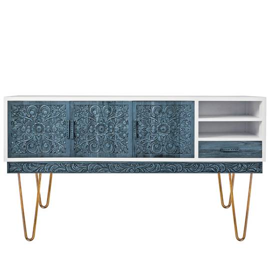 Tischbeine für Schreibtische Schränke Möbel aus Stahl 2 Stangen 41 cm kupfer 4-Pack