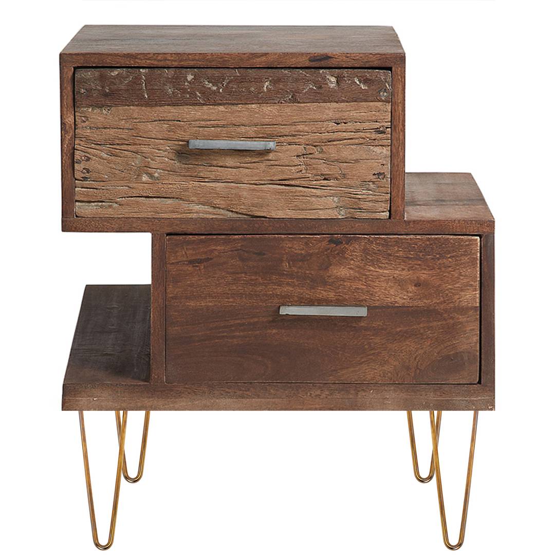 Tischbeine für Schreibtische Schränke Möbel aus Stahl 2 Stangen 41 cm kupfer 4-Pack