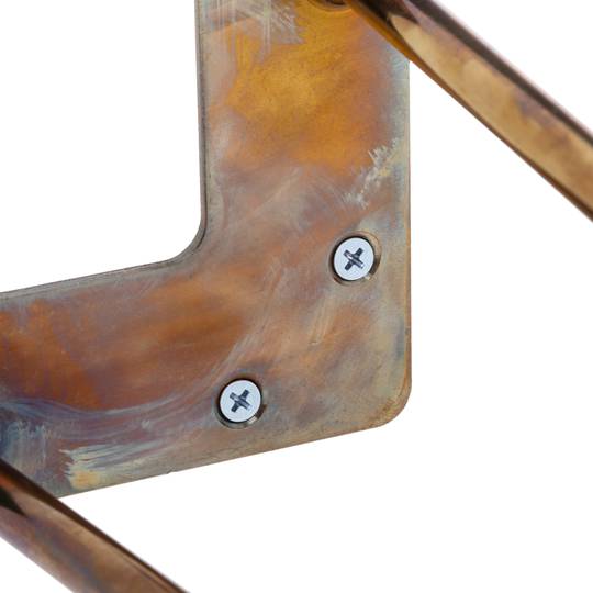 Tischbeine für Schreibtische Schränke Möbel aus Stahl 2 Stangen 41 cm kupfer 4-Pack