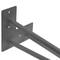 Table legs for desks cabinets furniture made of steel 3 rods 41 cm 4-pack