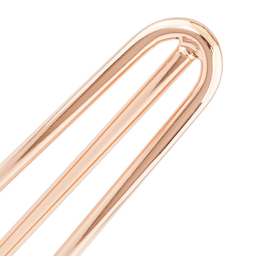 Gambe Piedini da tavolo per mobili e scrivania in acciaio 3 bacchette 41 cm rame 4-pack