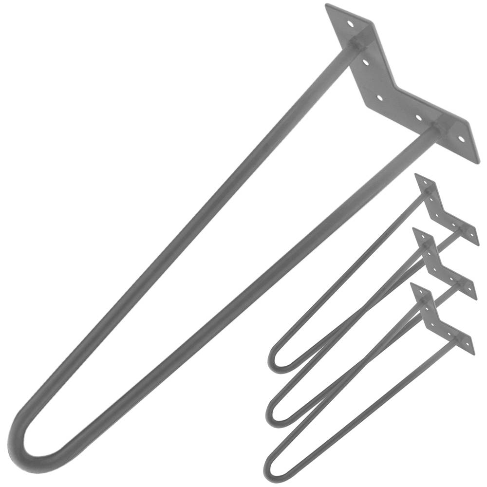 Peus per a taula i moble Potes en acer 2 varetes 71 cm 4-pack