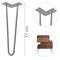 Peus per a taula i moble Potes en acer 2 varetes 71 cm 4-pack