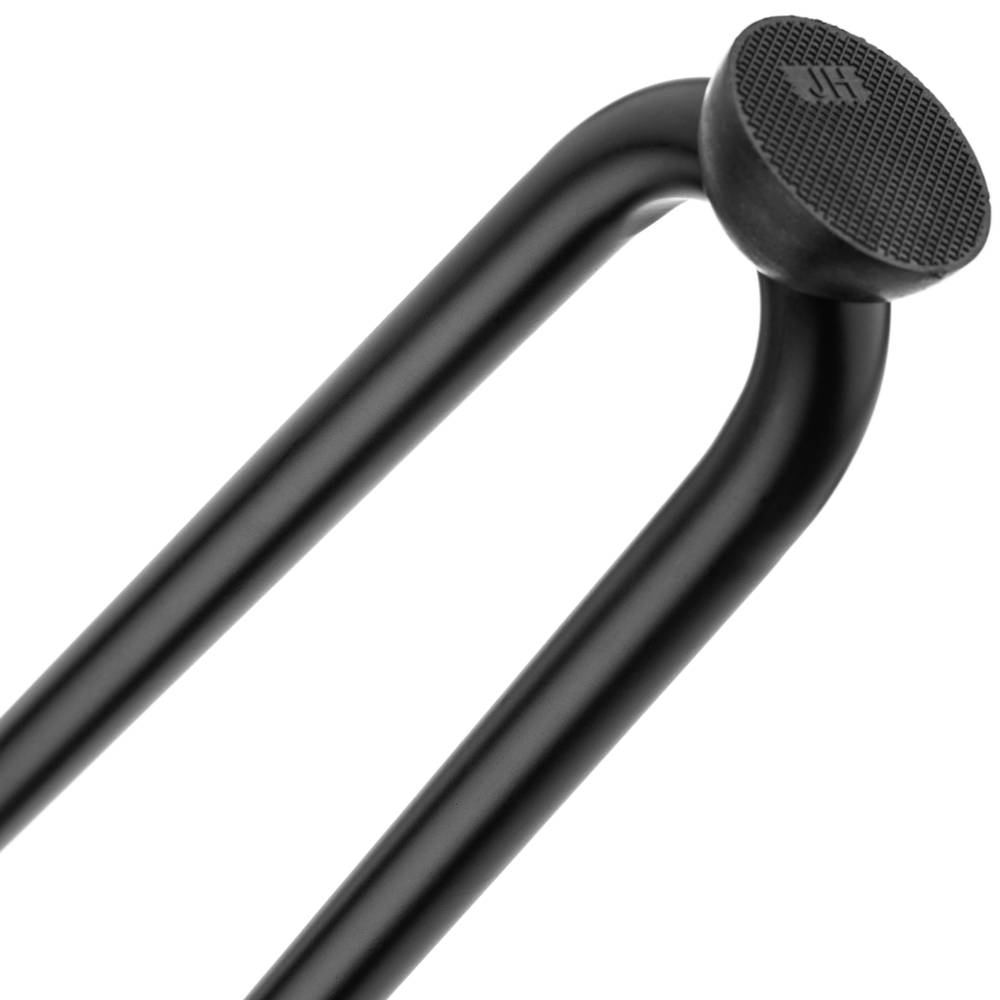 Table legs for desks cabinets furniture made of steel 2 rods 71 cm black 4-pack