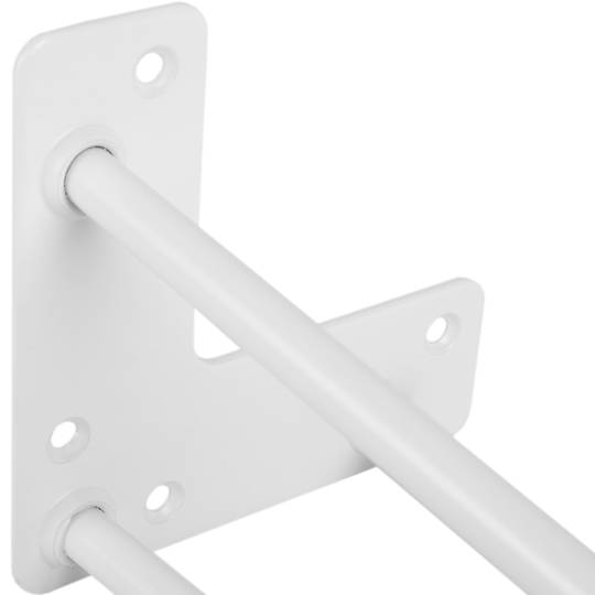 Gambe Piedini da tavolo per mobili e scrivania in acciaio 3 bacchette 71 cm bianco 4-pack
