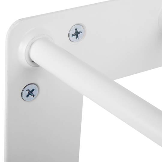 Gambe Piedini da tavolo per mobili e scrivania in acciaio 3 bacchette 71 cm bianco 4-pack