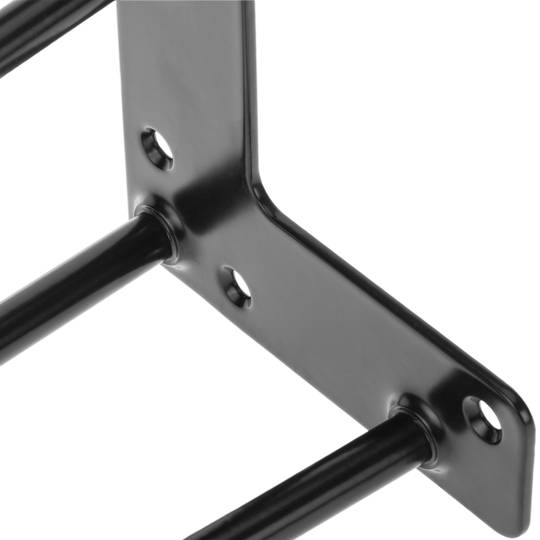 Tafel en meubelpoten Stalen poten 3 stangen 71 cm zwart 4-pack