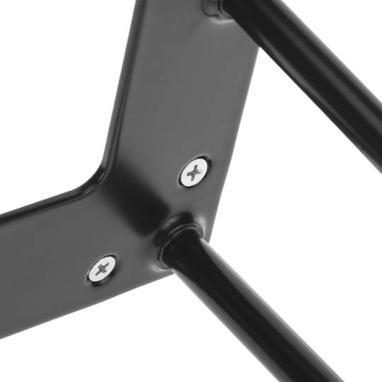 Tafel en meubelpoten Stalen poten 3 stangen 71 cm zwart 4-pack