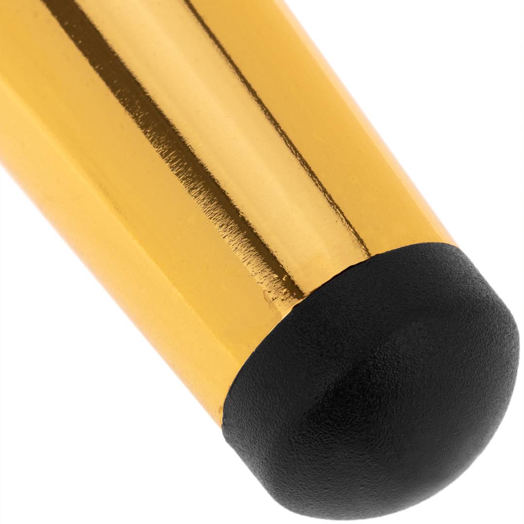 Confezione da 4 gambe per mobili a forma conica con protezione antiscivolo da 12 cm colore oro