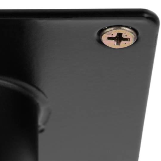 Lot de 4 pieds de meubles droits de forme conique avec protection antidérapante 15cm couleur noir